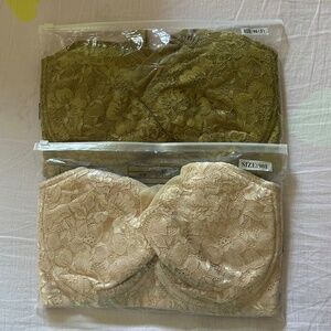 Two-piece women's plus size bra 90F